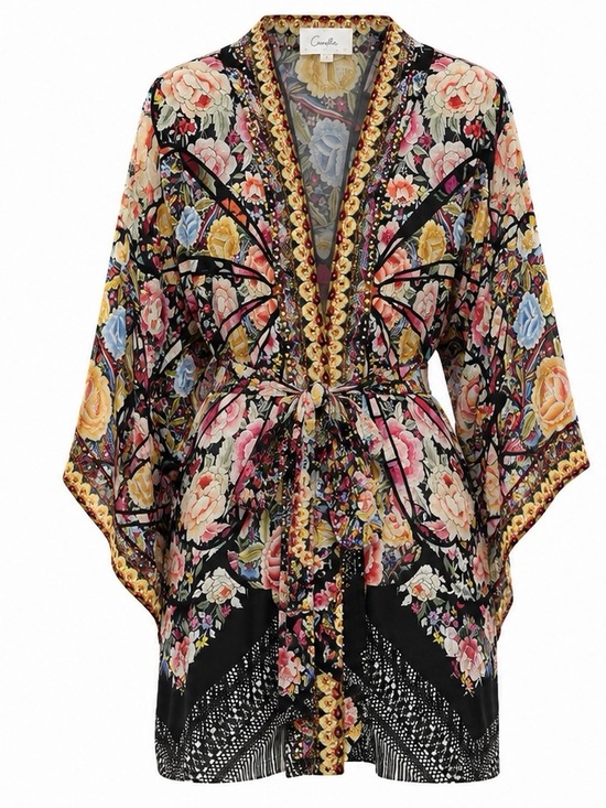 Camilla Other - Camilla silk tie robe